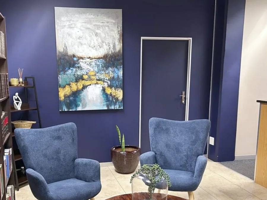 Seating area at MV Inc's offices in Constantia Kloof